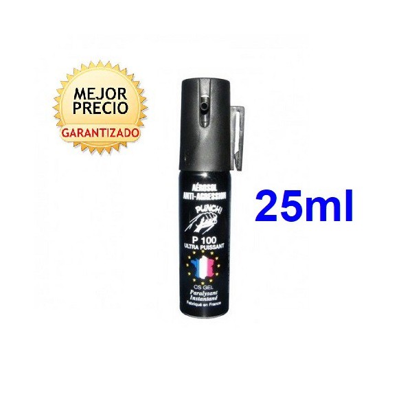Spray Defensa Personal Gas CS GEL de 25 ml