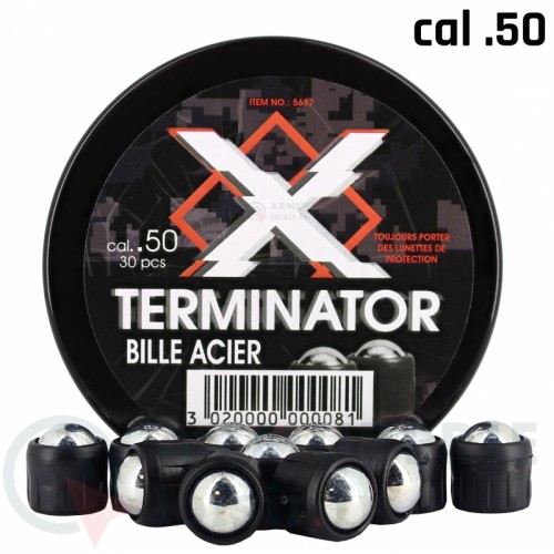 X-TERMINATOR 30 bolas/bolas de metal para HDR50